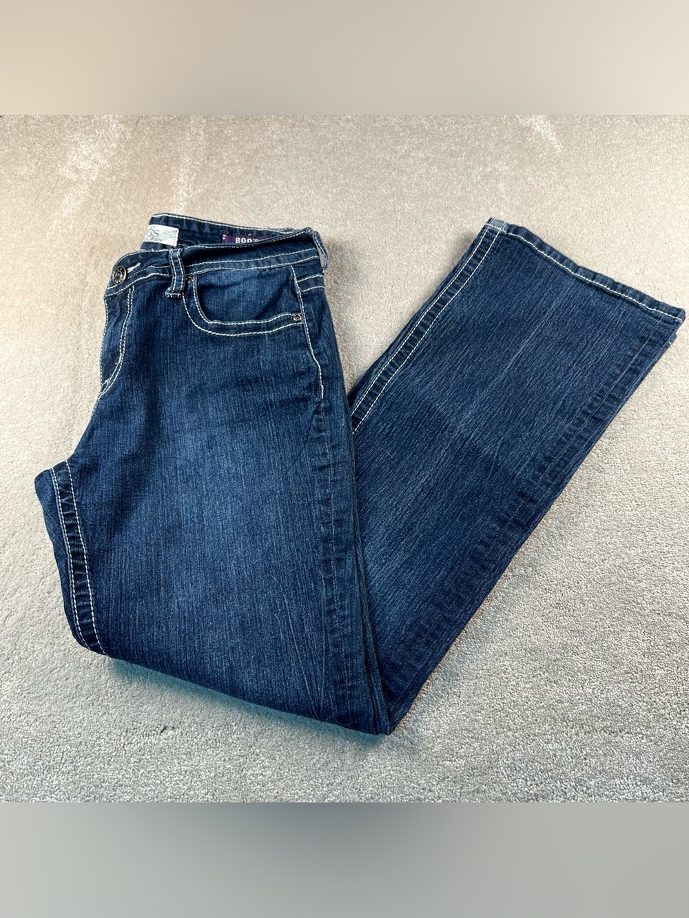 Vigoss Blue Jeans Bootcut Denim Women's 8